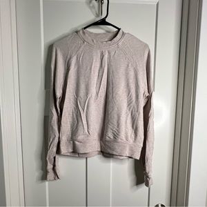 Light Pink Heathered Crewneck
